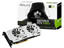 Відеокарта GeForce GTX 1080 Ti 11GB KFA2 EX OC White (80IUJBMDQ0EK) Б/В - мініатюра 1