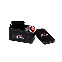 Анальна пробка Secret Play Metal Butt Plug Red M, 8,5 см (червоний) - мініатюра 4