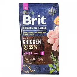 Сухий корм Brit Premium Junior S 8 кг для цуценят маленьких порід собак (вагою до 10 кг) - мініатюра 4