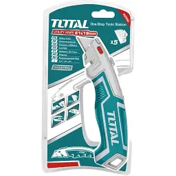 Ніж Total THT5116118 висувне лезо 61x19 мм, довжина 180 мм (THT5116118) - мініатюра 2