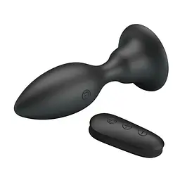 Анальна пробка MR Play Vibrating Anal Plug 10.8 см (чорний) - мініатюра 2