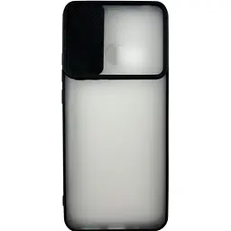 Бампер Totu Slide Camera Matt Case Xiaomi Redmi 10C Black - мініатюра 2