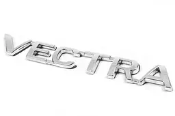 Емблема напис для Opel Vectra на скотчі Хром 150х18 мм 173.23
