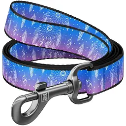 Повідець для собак Waudog Nylon Ловець снів, 122х1,5 см, різнокольоровий