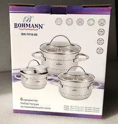 Набір посуду Bohmann BH-7010-6 6 предметів - мініатюра 10