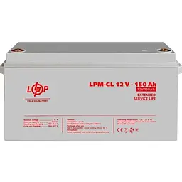 Акумулятор LogicPower GEL 12V/150Ah/1800Wh [4155] [109887] - мініатюра 2