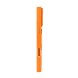 Противоударный чехол-панель для Apple iPhone 17 Pro Max, Unit Stand2, оранжевый, силикон + поликарбонат, защита всего корпуса, с подставкой, поддержка магнитных держателей и беспроводной зарядки (MagSafe), ArmorStandart (ARM86625) - мініатюра 3