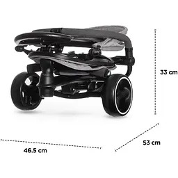 Триколісний велосипед Kinderkraft Jazz Grey сірий (00-00303945) - мініатюра 12