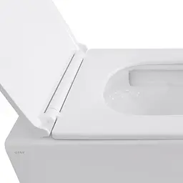 Унітаз підвісний Qtap Gemini безободковий з сидінням Soft-close QT2533076EUQW, Білий - мініатюра 10