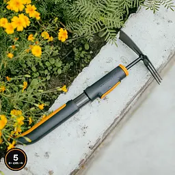 Сапка ручна 2-в-1 Fiskars OneClick 5 см, 3 зуба (1080695) - мініатюра 4