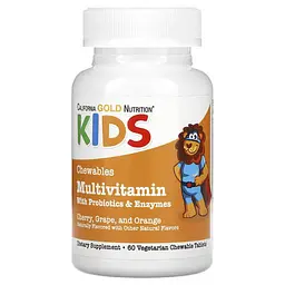 Мультивитамины для детей Chewable Multivitamins for Children 60 таблеток CGN vit0005319