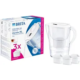 Фільтр-глечик Brita Marella XL Mxproта 3 картриджа білий (1052782)