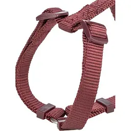 Шлея Trixie Premium H-harness для собак S-M 42-60 см 15 мм бордовий - мініатюра 2