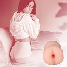 Двосторонній мастурбатор Pocket Anal Stroker Adriana Flesh - мініатюра 5