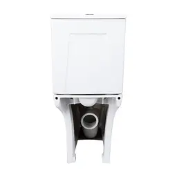 Унітаз-компакт Qtap Presto Quadro безободковий з сидінням Soft-close QT24221215AW, Білий - мініатюра 8