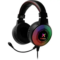 Навушники Vinga HSCU-100 Gaming LED Black (HSCU-100)