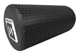 Масажний ролик Foam Roller 30 см Чорний EasyFit fit0024984 - мініатюра 3
