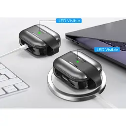 Чохол AhaStyle Rugged Aluminium Case для AirPods Pro 2 Dark Grey [133855] - мініатюра 5