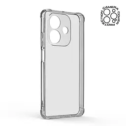 Прозрачный чехол для OPPO A3x 4G/A3 4G/A40m 4G с защитой камеры и усиленными бортами, тонкий, силиконовый, бесцветный, ударопрочный, противоударный бампер с закрытой камерой, ArmorStandart (ARM80888) - мініатюра 2