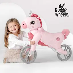 Біговел YVolution My Buddy Wheels Єдиноріг, рожевий (N101232) - мініатюра 6