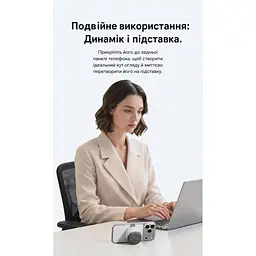 Акустична система Vention Koobu K11 Magnetic Stand Wireless Silver (NDBI0) - мініатюра 6