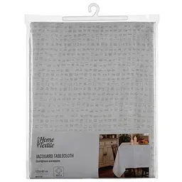 Скатертина Ardesto Jacquard сріблястий 120 х 140 см (ART07JS)
