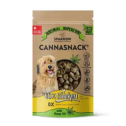 Ласощі для собак SPARROW Chicken Snacks with CBD (з коноплею)