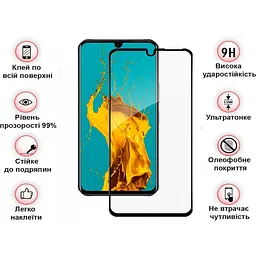 Захисне скло BeCover для Infinix Note 11 (X663B) Black (708141) - мініатюра 2