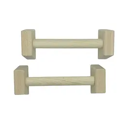 Паралетси, упори для віджимання дерев'яні Wood Gym Push Up NE-WD-40 з бука 40 см 2 шт - мініатюра 3