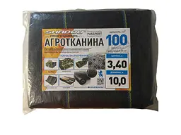 Агроволокно SHADOW 100г/м2 10м 3,4 Чорне арт.АГРП0006 - мініатюра 3