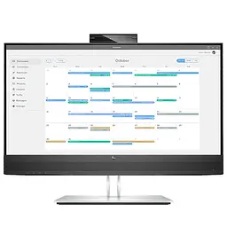 TFT 23.8" HP E24mv G4, IPS, HDMI, VGA, DP, USB, Cam, HAS, Pivot, колонки, сріблястий