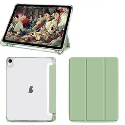 Чохол-книжка BeCover Soft Edge з кріпленням Apple Pencil для Apple iPad Air 11" M2/M3 2024/2025 Green (711427) - мініатюра 3