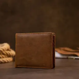 Портмоне унісекс матове 20421 Vintage коричневе - мініатюра 5