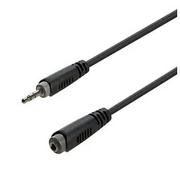 Кабель удлинитель mini-Jack 3,5 Male — mini-Jack 3,5 Female Roxtone SAC-C260-L05 0,5м - мініатюра 1