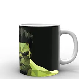 Кухоль GeekLand Халк Hulk векторна графіка HU.02.032 330 мл білий - мініатюра 3