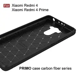 Протиударний бампер PRIMO Carbon Fiber Series для Xiaomi Redmi 4 / Redmi 4 Prime - мініатюра 3
