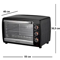 Духовка Interlux ILEO-0048BG 48 л, чорна - мініатюра 5