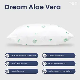 Подушка ТЕП Dream Collection Aloe Vera 50х70 см біла (3-00961_00000) - мініатюра 6