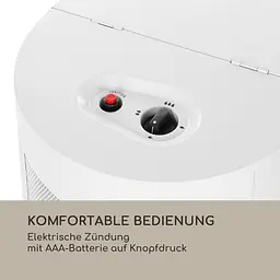 Газовий обігрівач blumfeldt Bonaparte 4200 Вт (10035031) Білий - мініатюра 2