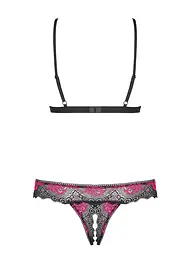 Еротичний комплект Obsessive Tulia S/M чорний - мініатюра 7