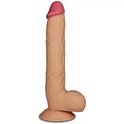 Фалоімітатор Lovetoy Legendary King Sized Realistic Dildo 10" 27.5 см тілесний