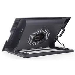 Підставка до ноутбука Gembird до 17", 1x150 mm fan, black (NBS-1F17T-01) - мініатюра 3