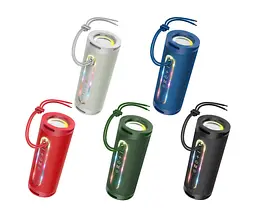 Портативна акустика Hoco Portable Speaker HC9 Dazzling Pulse Sports (Navy Blue) [68024] - мініатюра 2