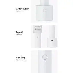 Портативний вентилятор DK WT-F69 White [136029] - мініатюра 8