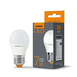 LED-лампа Videx G45e 7W E27 4100K (24961-000)