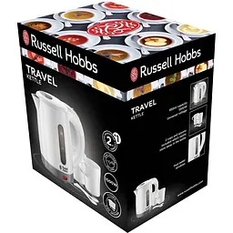 Електрочайник Russell Hobbs Travel 850 мл білий (23840-70) - мініатюра 2