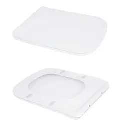 Унітаз підлоговий Qtap Aries Rimless з сидінням Slim Duroplast/ Soft-close/ Quick Release QT03228302W - мініатюра 7