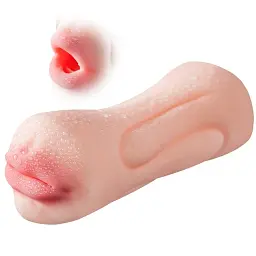 Мастурбатор I’MCUM KissMe Dual Pleasure Mouth & Vagina IM-KMQ204 21 см (IM-KMQ204) - мініатюра 2