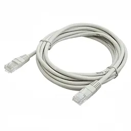 Дріт для інтернету "HX" RJ-45 Cat 5E 145 см білий мережевий кабель для інтернету LAN лан кабель