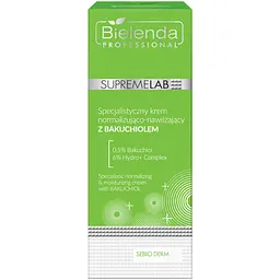 Нормалізуючий та зволожуючий крем Bielenda Supremelab Sebio Derm Specialist 50 мл - мініатюра 3